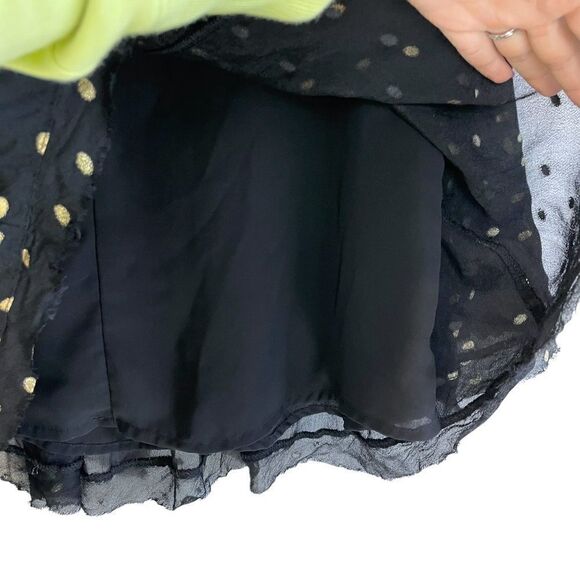 ANTHRO Floreat Everafter Chiffon Blouse 100% Viscose - Picture 13 of 13